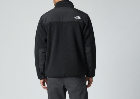 The North Face Men's Retro Denali Jacket — Fleece/Softshell Hybrid, Full-Zip (TNF Black)