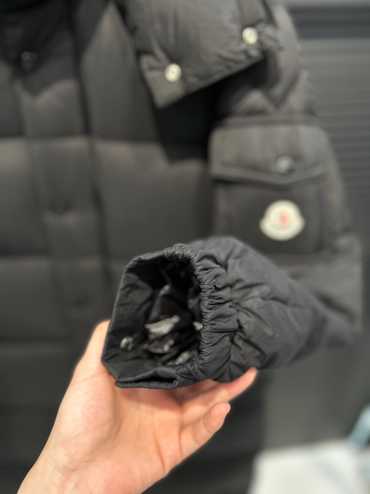 Moncler Long Matte Hooded Down Coat