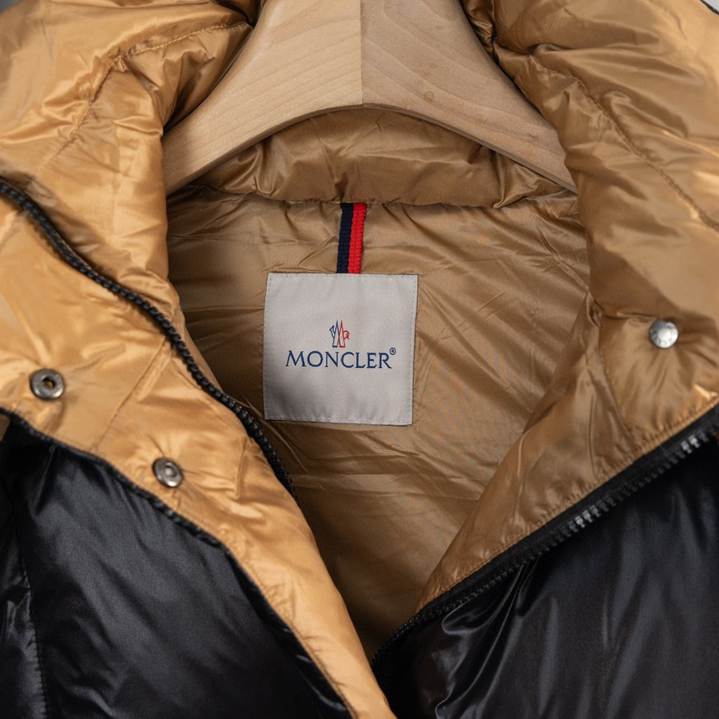 Moncler Two-Tone Down Coat