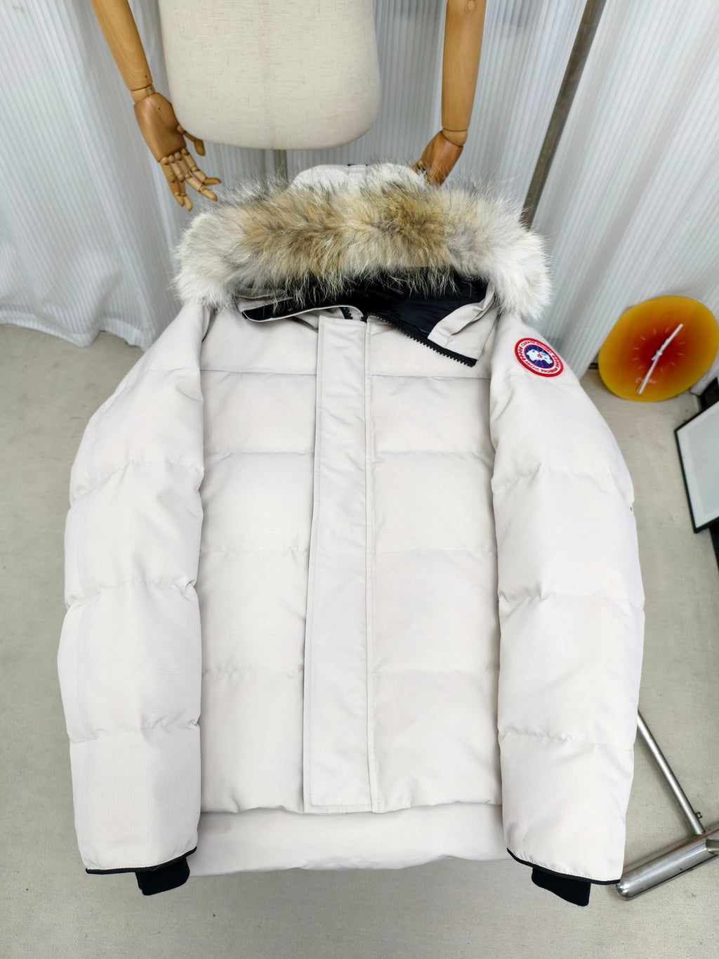 Canada Goose Wyndham Black Label Down Jacket Fur Hood