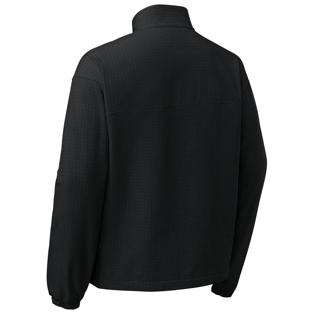 The North Face Men's Mountain Horizon Softshell Jacket — Stretch Woven, Wind-Resistant, Athletic Fit (TNF Black)