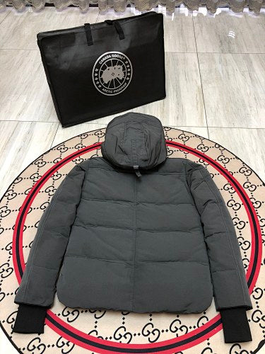 Canada Goose Black Label Hooded Down Jacket — No Logo, Unisex Oversized (Black, Olive & Graphite)