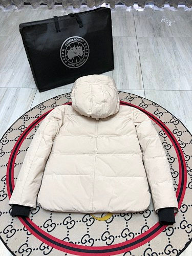 Canada Goose Black Label Hooded Down Jacket — No Logo, Unisex Oversized (Black, Olive & Graphite)