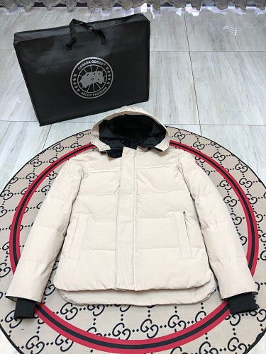 Canada Goose Black Label Hooded Down Jacket — No Logo, Unisex Oversized (Black, Olive & Graphite)