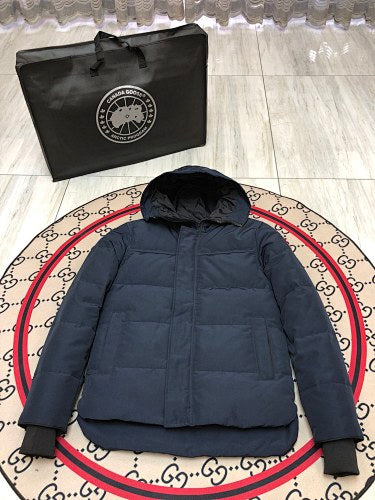 Canada Goose Black Label Hooded Down Jacket — No Logo, Unisex Oversized (Black, Olive & Graphite)